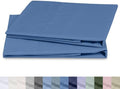 100% Organic Cotton Pillowcase King, Riviera Blue by CaliforniaDesignDen