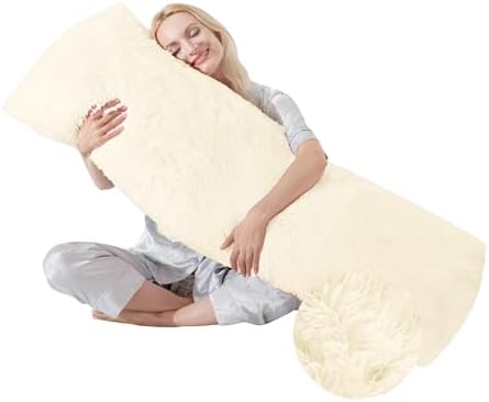 WSOFRLAC Fluffy Full Body Pillow, Long Pillow by WSOFRLAC
