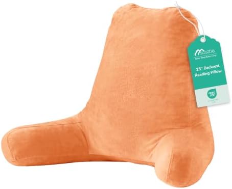 Sasttie Reading Pillow for Bed, Back Pillow for Sitting Up by SASTTIE