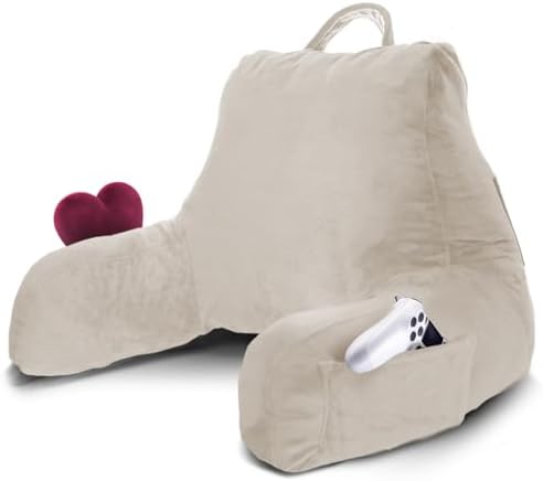 Nestl Reading Pillow for Bed, Back Pillow for Sitting Up in Bed by Nestl