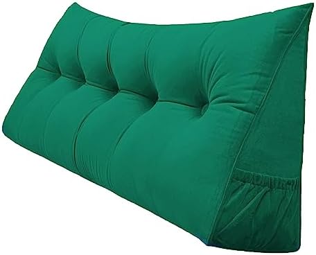 Peachwell Handmade Headboard Pillow-Queen Wedge Triangular Bed Rest Large by PEACHWELL