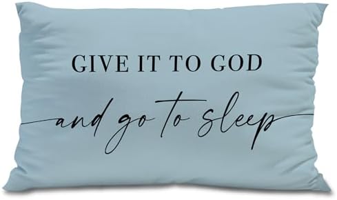 Knibeo Give It to God and Go to Sleep, Decorative Pillows Cover by Knibeo