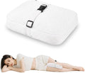 Knee Pillow with Soft Strap for Side Sleepers, Grid by Bloomliving
