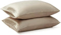 Ersmak Satin Pillowcase Standard Set of 4, Wrinkle Fade Resistant Pillow Covers by Ersmak