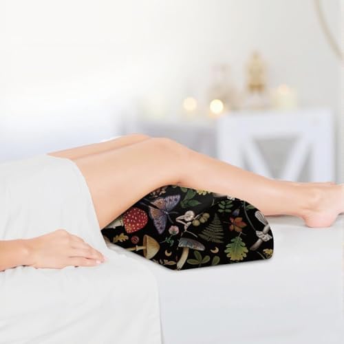 Knee Pillow for Back Sleeping – Half Moon Bolster Pillow for Legs, Under Knee - Image 5
