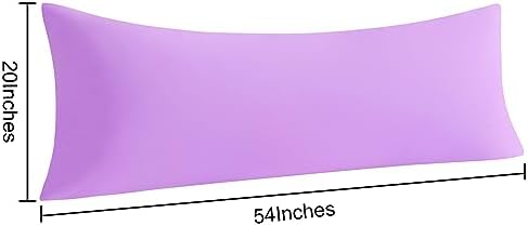 NTBAY Body Microfiber Pillowcases, Light Purple - Image 5