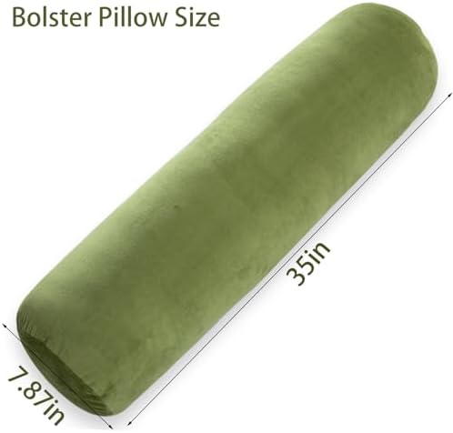 1 MIDDLE ONE Bolster Pillow for Bed, Long Round Body Pillow for Adults - Image 3