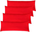 Elegant Comfort 4-PACK Solid Pillowcases 1500 Premium Hotel Quality Microfiber by ELEGANTCOMFORT