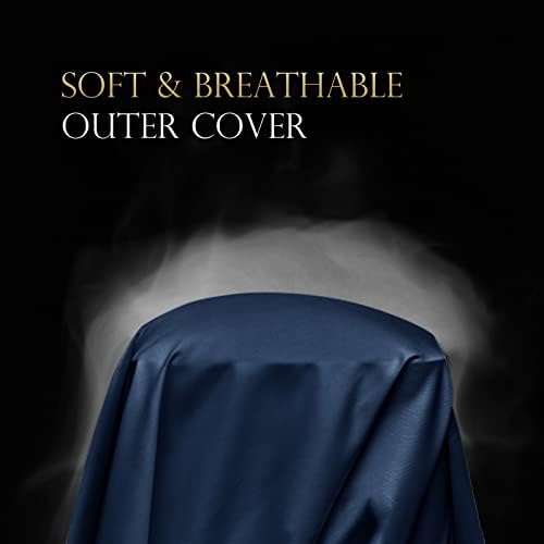 Cooling Side Sleeper Curved Pillow Case Queen 1 Pack 20 * 30 Navy Blue - Image 4