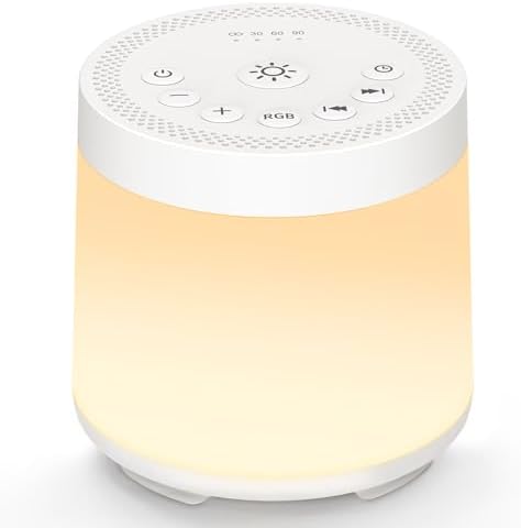 Rechargeable Nursery Night Light Sound White Noise Machine by iDealSleep