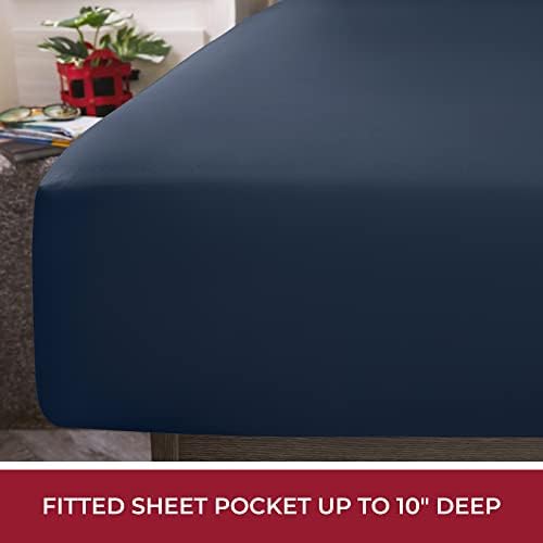 Mellanni Iconic 4-Piece, Ultra Soft Sheet Set - Image 4