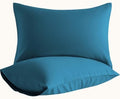 King Pillow Cases, 2 Pack, 20x40 in, Microfiber, Slate Blue by Aerlomi