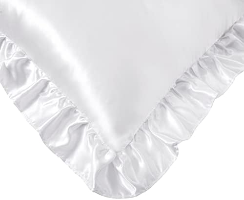 White Satin Pillowcases Body Pillow - Image 7