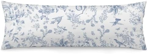 Green Botanical Floral Body Pillow Cover Pillowcase by Unknown