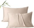 2 Pack Cooling Pillow Cases, Viscose Derived from Bamboo Pillow Protectors King by ShunjieHome