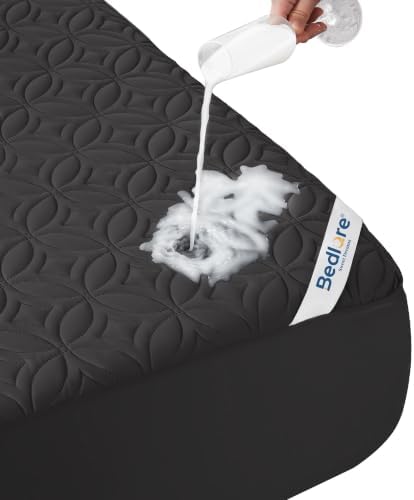 BEDLORE Waterproof Mattress Protector, California King Size Mattress Pad by Bedlore