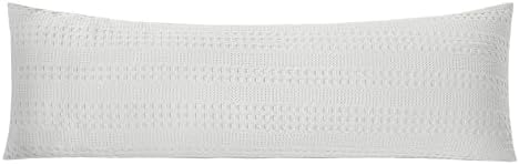 100% Coton Waffle Weave Body Pillow Pillowcase 1 Pack, Ultra Soft Aesthetic - Image 6
