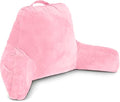 Husband Pillow Pink, Original Reading Pillow in Bed Rest Chair, Shredded Memory by HusbandPillow
