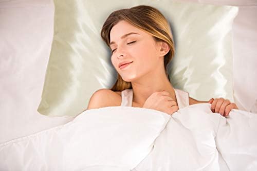 Luxury Ivory Satin Pillow Case w/Hidden Zipper - Image 5