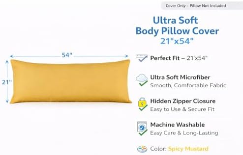 EVOLIVE Body Pillow Covers 2-Pack - Image 2