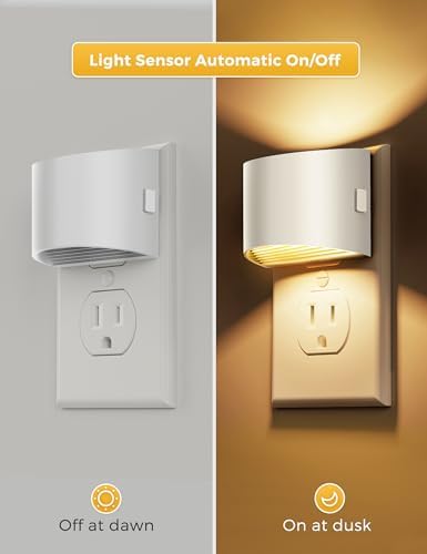 L LOHAS LED Night Lights Plug into Wall, Dimmable Night Light 4 Pack - Image 2