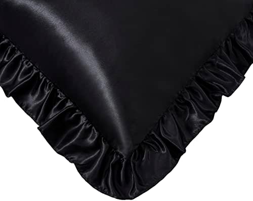 Silky Satin Ruffled Pillow Cases - Image 4