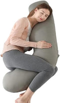 BATTOP Pregnancy Pillows with Cooling Cover, Cooling Maternity Pillow by BATTOP