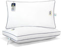 Serta Hotel Collection Bed Pillows King Size Set of 2 Medium Firm Support by Serta
