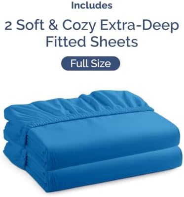 CGK Linens 2 Pack Extra Deep Full Fitted Sheets - Image 4