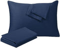 100% Egyptian Cotton Queen Size Pillow Protectors by ShunjieHome