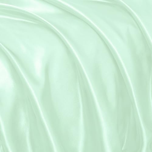 Homiest Mint Green Ruffle Satin Body Pillow Cover - Image 7