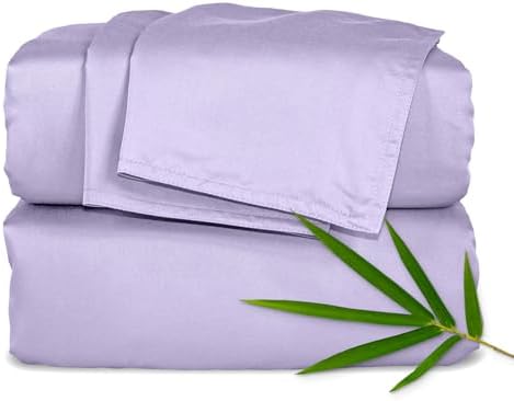 Pure Bamboo Twin Sheets, Genuine 100% Organic Viscose Derived from Bamboo Bed by PureBamboo
