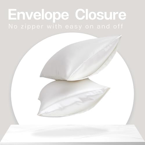 MR&HM Satin Pillowcase 2 Pack, King Size 20"x36" - Image 6