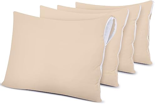 Set of 4 Pillow Protectors by UTOPIABEDDING
