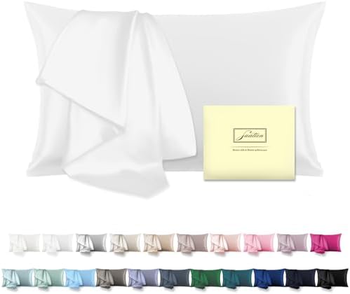 Mulberry Silk Pillowcase for Hair and Skin Standard Size 20"X 26" Pillow Case by Suatien
