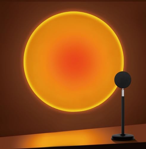 Tsrarey Sunset Lamp Projector,180 Degree Rotation Sun Projection Light by Tsrarey