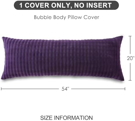 SOCHOW Decorative Body Pillow Cover 20x54 Inches, 1 Pack - Image 3