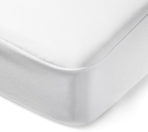 Amazon Basics Waterproof Mattress Protector, Secure Elastic Fit, Protection - Image 4