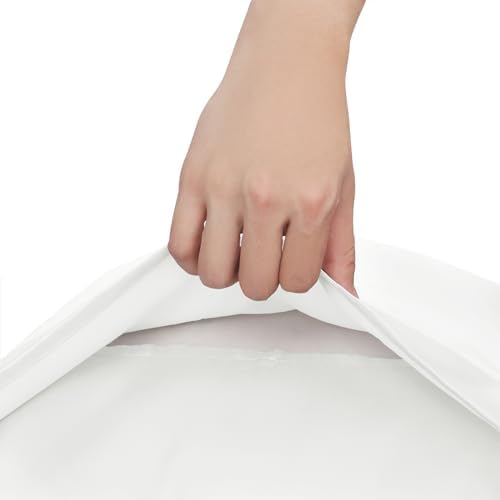 Homiest White Ruffle Satin Body Pillow Cover - Image 6