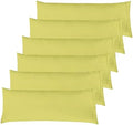 Elegant Comfort 6-Pack Solid Pillowcases 1500 Premium Hotel Quality Microfiber by ELEGANTCOMFORT