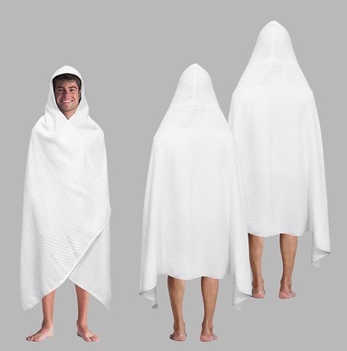 COTTON CRAFT Hooded Bath Towel for Adults – 2 Pack 100% Cotton Bath Sheet by COTTONCRAFT