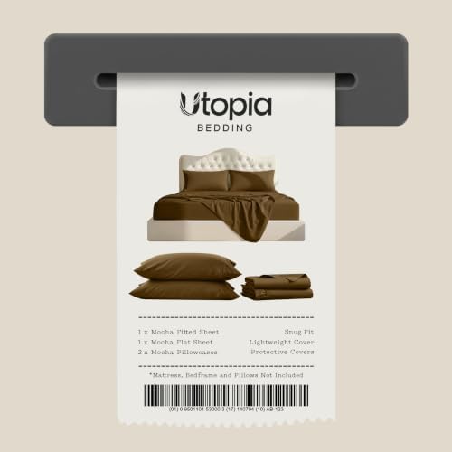 Full Sheets Set, 4 Pieces 16" Deep Pocket Hotel Luxury Bed Sheets - Image 6