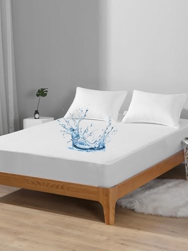Bedecor Twin XL Split King Waterproof Mattress Protector Fits 9-18" Depth - Image 2