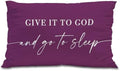 Knibeo Give It to God and Go to Sleep, Decorative Pillows Cover by Knibeo