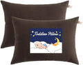 NTBAY Toddler Pillows, Dark Brown by NTBAY