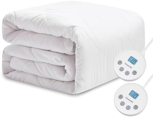 Heated Diamond Quilted Mattress Pad, King Size Dual Control, Soft Bed Warmer by Unknown