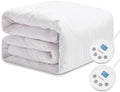 Heated Diamond Quilted Mattress Pad, King Size Dual Control, Soft Bed Warmer by Unknown