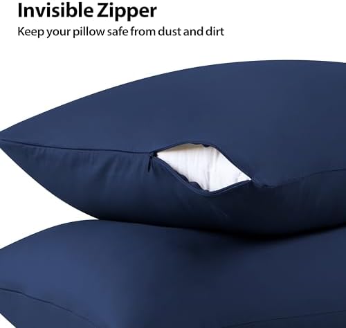 100% Cotton Zippered Body Pillow Protectors 1 Pack - Image 4