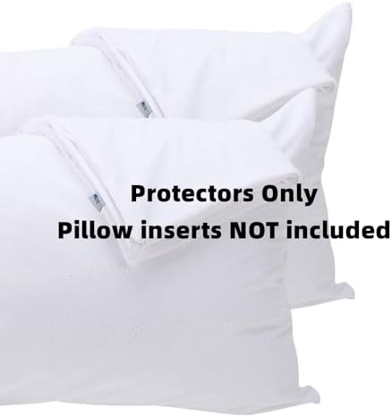 Waterproof Feather Proof Pillow Protectors Queen Size - Image 2