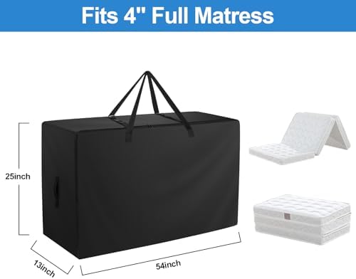Folding Mattress Storage Bag Fits 4" Full Matress - Image 2